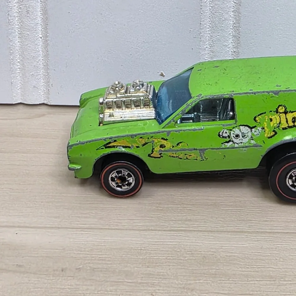 Hot Wheels Poison Pinto 1976 Redline Flying Colors Lime Green Hong Kong Vintage